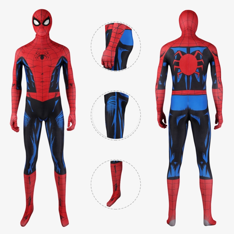 Marvel's Spider-Man PS5 Costume Cosplay Vintage Comic Book Suit Unibuy