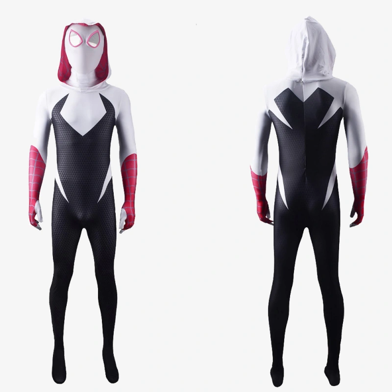 Gwen Stacy Cosplay Costume Suit Spider-Man Across the Spider-Verse Bodysuit Unibuyplus
