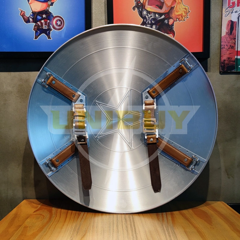 Avengers Endgame Captain America Steve Rogers Shield Cosplay Prop Aluminium Metal Battle Damage Unibuy