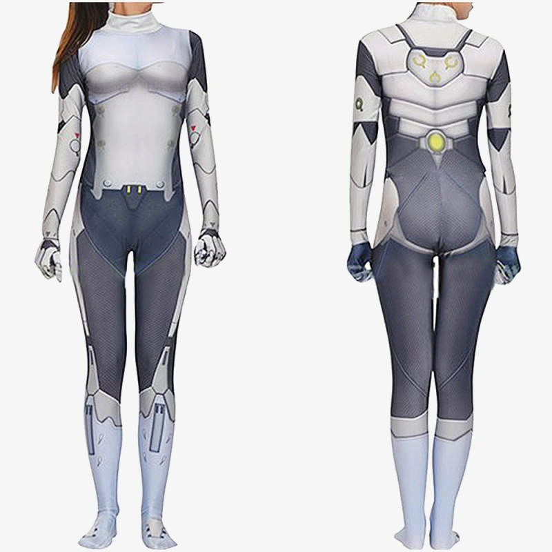 Female Genji Cosplay Costume Overwatch Jumpsuit For Kids Adult Unibuyplus