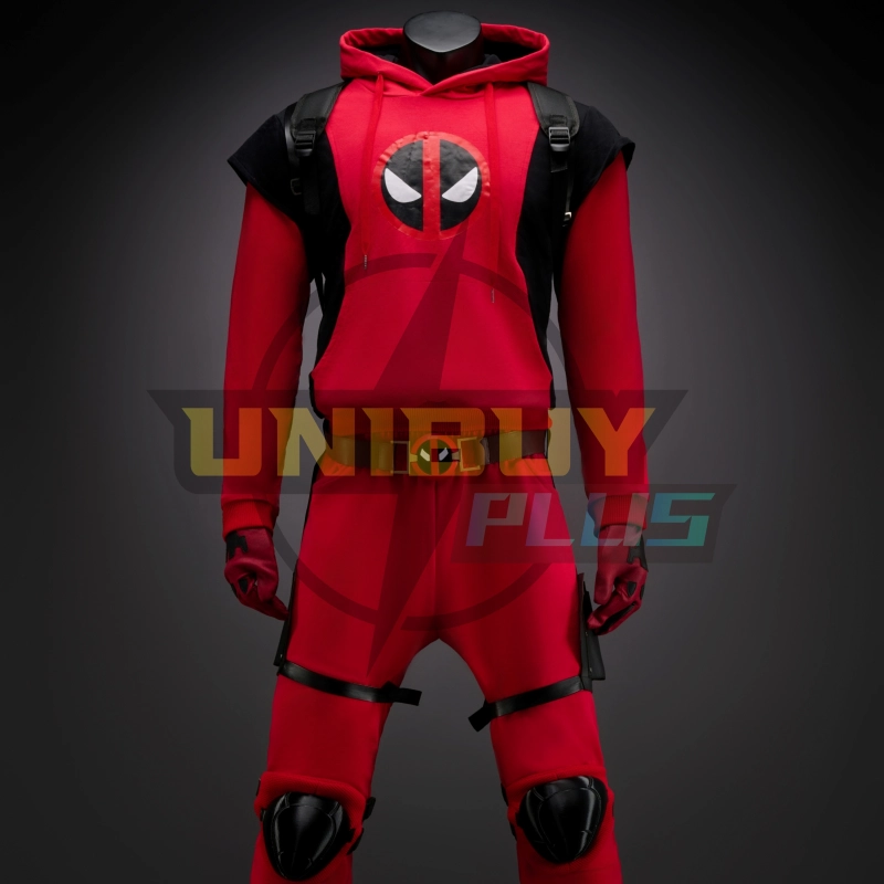 Kidpool Costume Cosplay Suit Deadpool 3 Youth Hoodies Unibuyplus