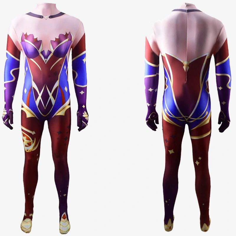 Genshin Impact Mona Cosplay Costume Jumpsuit For Kids Adult Unibuy