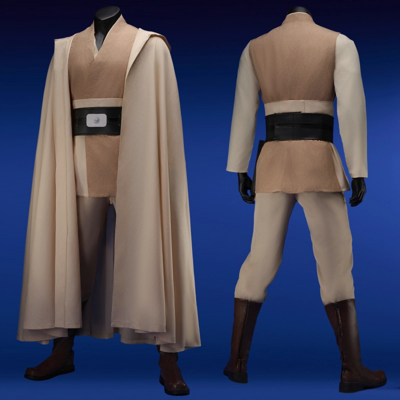 Star Wars Acolyte Sol Costume Cosplay Suit with Cloak Unibuyplus