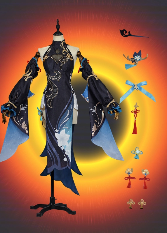 Shenhe Costume Cosplay Dress Genshin Impact Ver.2 Unibuy