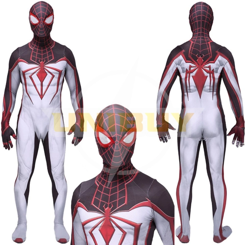 Spider-Man PS5 Miles Morales Cosplay Costume TRACK Suit For Kids Adult UnibuyPlus