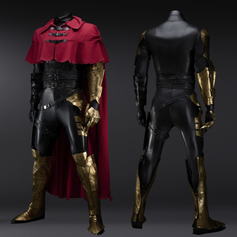 Final Fantasy VII Vincent Valentine Costume Cosplay Suit with Cloak Ver.1 Unibuyplus