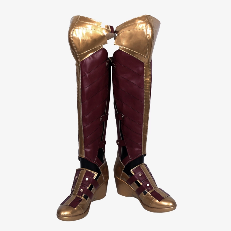 Wonder Woman Cosplay Shoes Diana Prince Red Boots Unibuy