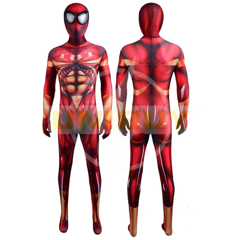 Spider-Man PS4 Costume Cosplay Iron Spider-Man Suit Cosplay For Kids Adult Unibuy