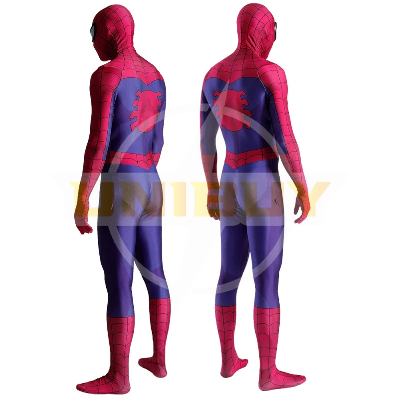 Spider-Man TAS 1994 Costume Cosplay Suit Peter Parker Bodysuit For Men Kids Unibuy