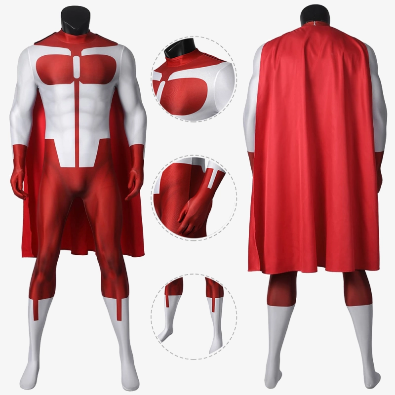 Omni-Man Costume Cosplay Suit With Cloak Nolan Grayson Unibuy