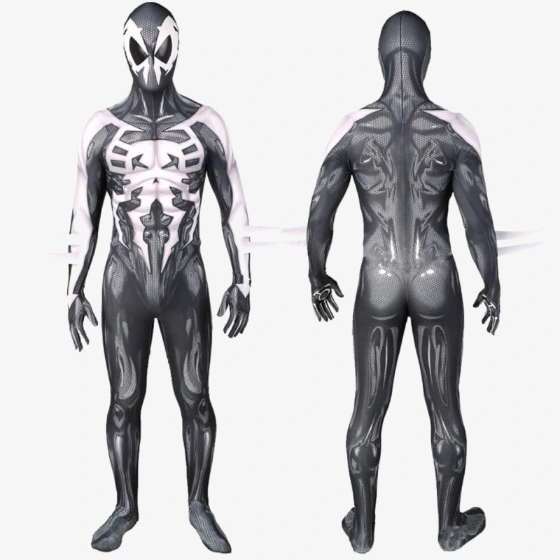2099 Ultimate Spiderman Miguel O'Hara Costume Cosplay Jumpsuit Black Verison Unibuy