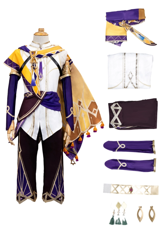 Genshin Impact Sethos Costume Cosplay Suit Unibuyplus