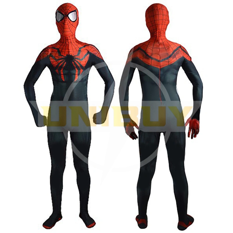 Superior Sipder Man Costume Cosplay Suit Bodysuit For Men Kids Unibuyplus