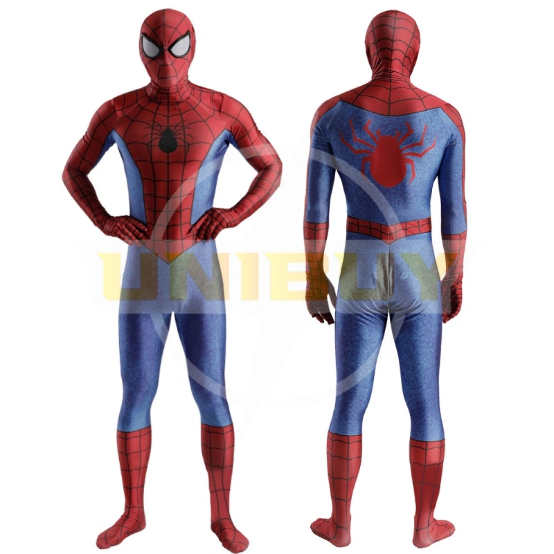 Spider-Man Costume Cosplay Suit Peter Parker Bodysuit For Men Kids Unibuy