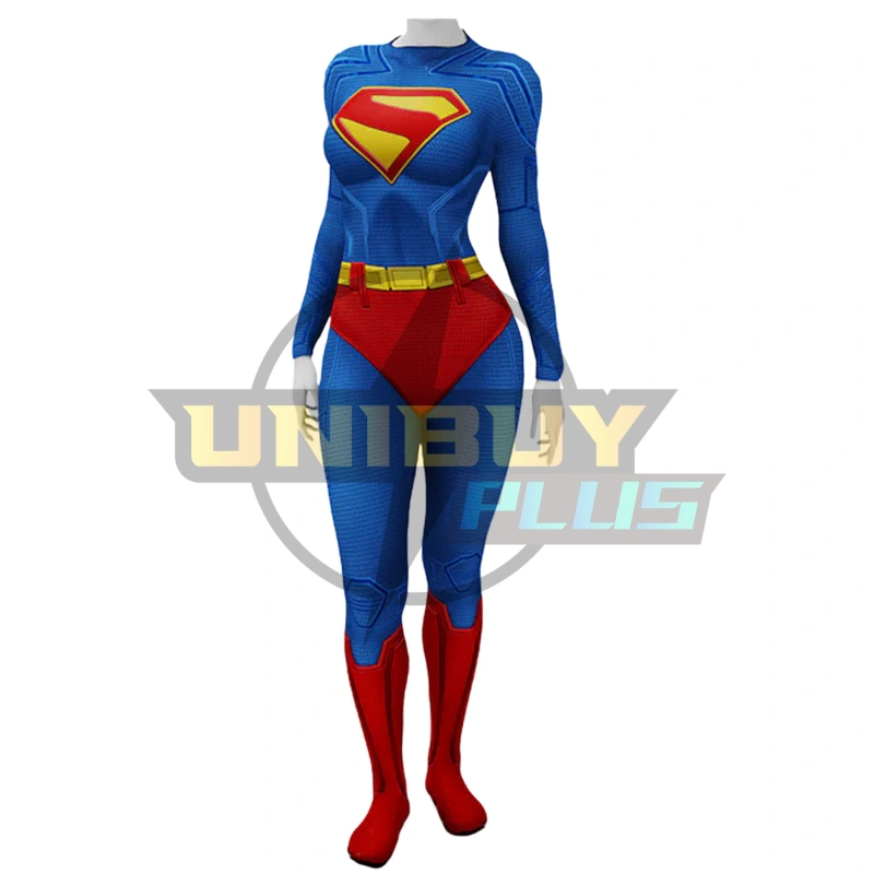 Superman: Legacy Female Ver Costume Cosplay Suit Bodysuit For Kids Adult Unibuyplus