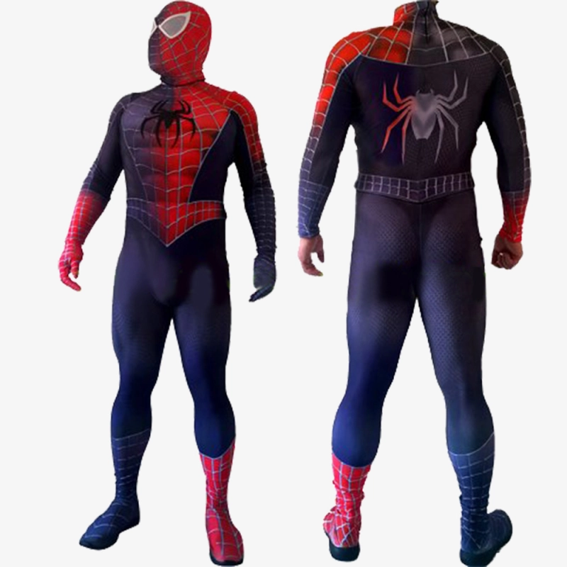 Spider-Man Costume Cosplay Bodysuit Tobey Maguire Jumpsuit Unibuyplus