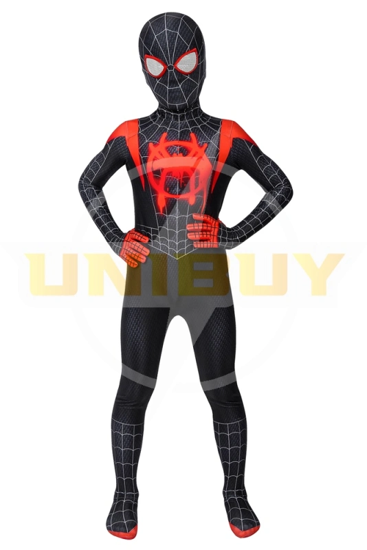 Spider-Man Miles Morales Costume Cosplay Suit Kids Unibuy