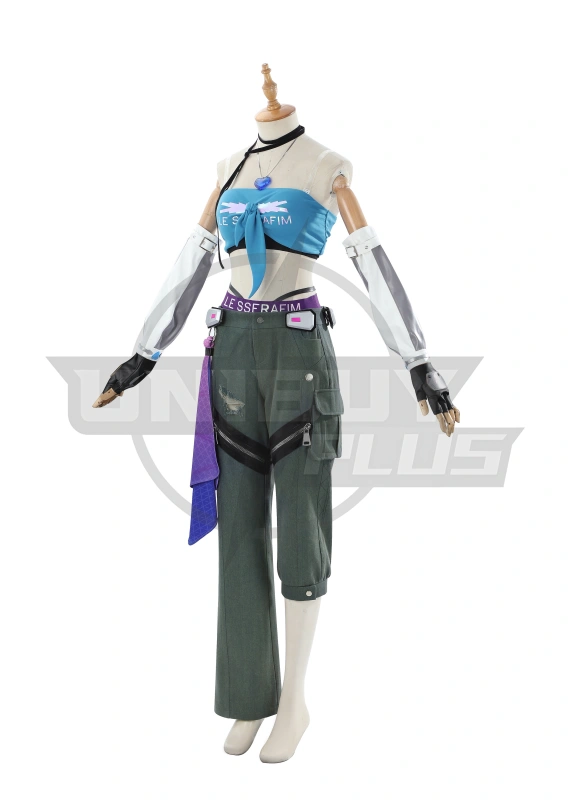 Overwatch 2 LE SSERAFIM D.Va Costume Cosplay Suit Unibuyplus