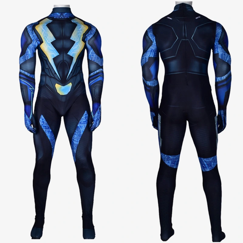 Black Lightning Costume Cosplay Suit For Adults Kids Unibuyplus