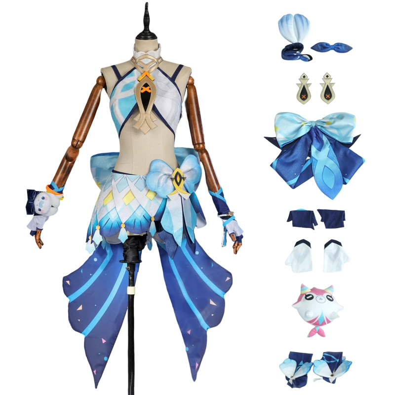 Genshin Impact Mualani Costume Cosplay Suit Unibuyplus