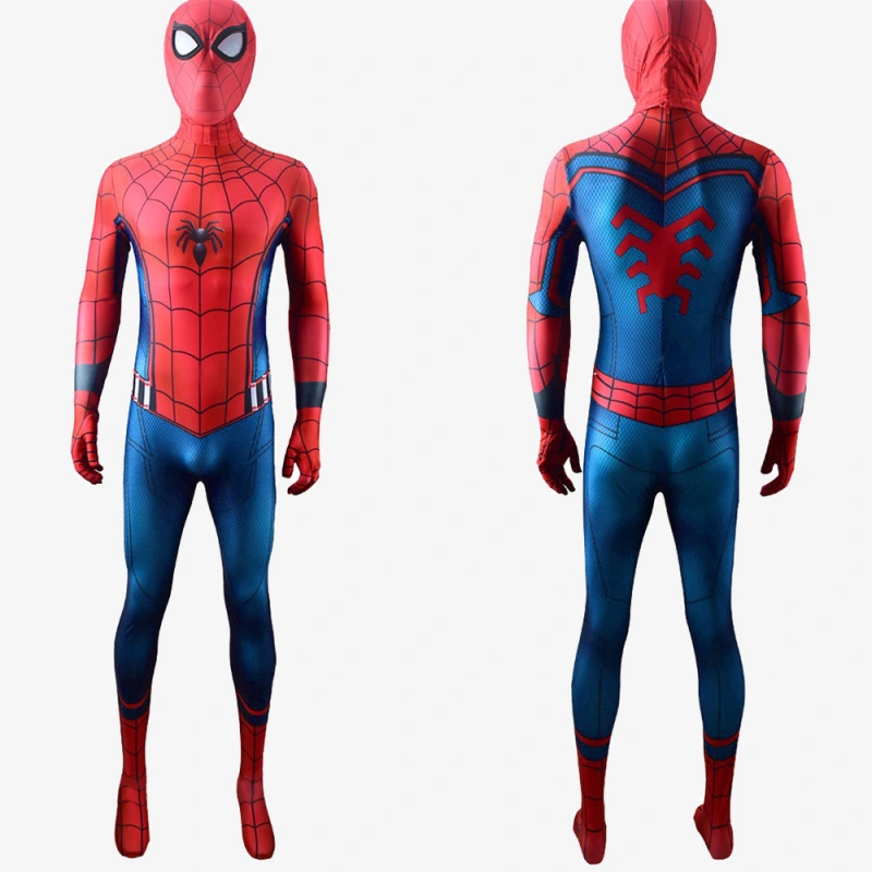 UNDEROOS Spider-Man Homecoming Cosplay Costume Suit Peter Parker Jumpsuit Unibuy