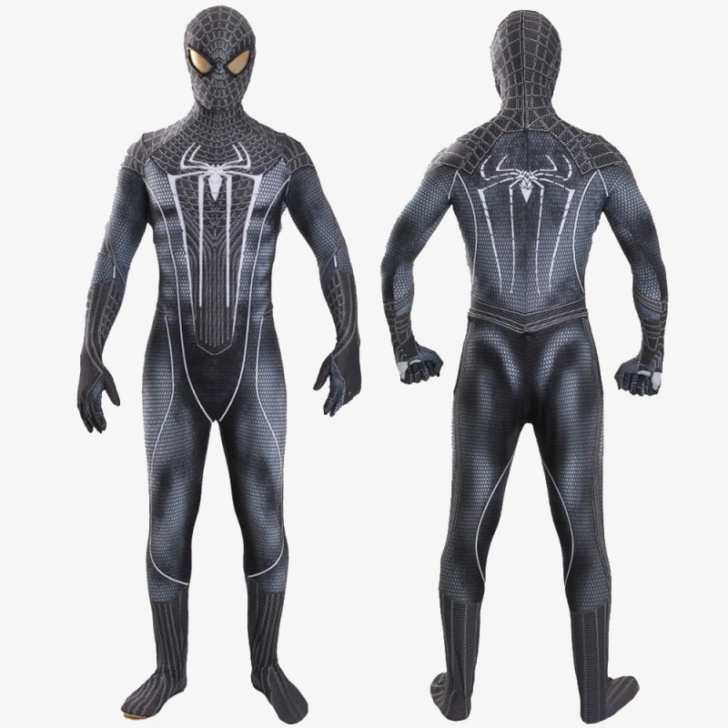 Game The Amazing Spider-Man Costume Cosplay New Black Suit Peter Parker For Kids Adult Unibuy