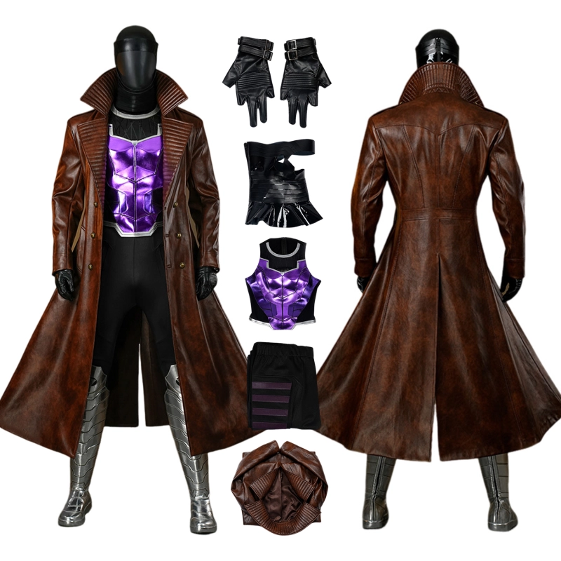Deadpool & Wolverine Gambit Costume Cosplay Suit Unibuyplus