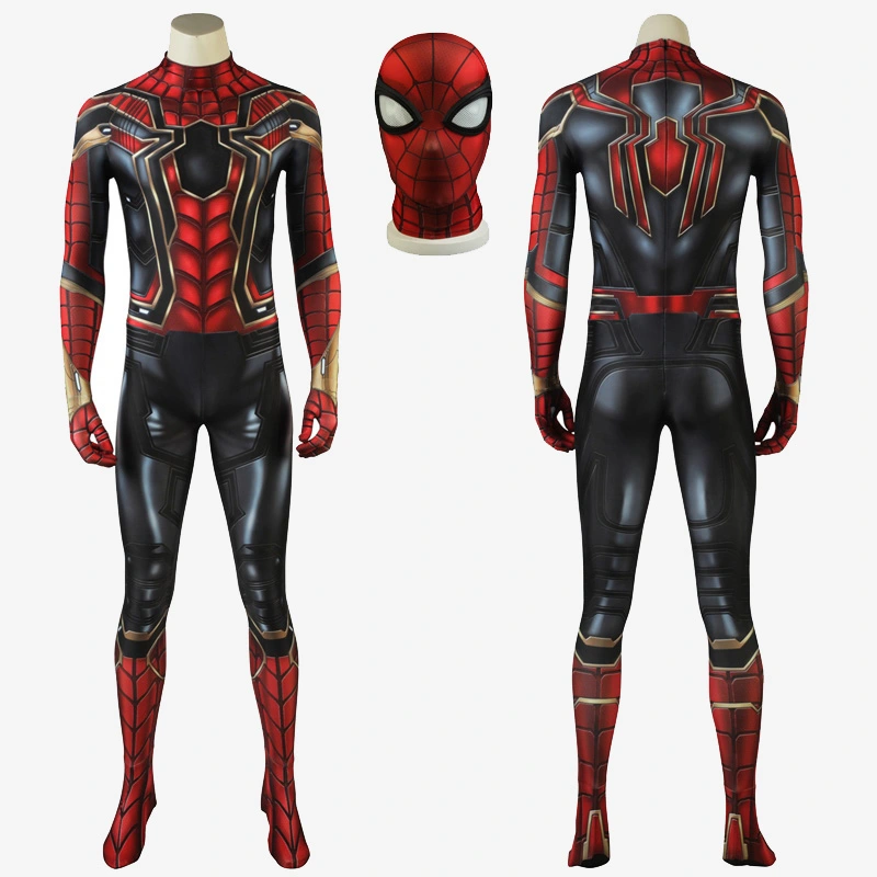 Avengers Infinity War Iron Spider-Man Costume Cosplay Suit Peter Parker UnibuyPlus