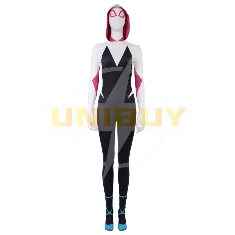 Spider Woman Gwen Stacy Costume Cosplay Suit Spider Man: Into the Spider Verse Unibuyplus
