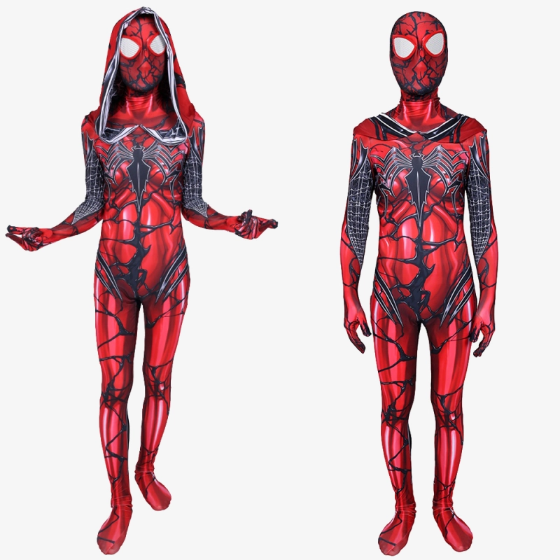 Venom Carnage Spider-Man Gwen Stacy Suit Cosplay Costume For Kids Adult Unibuy