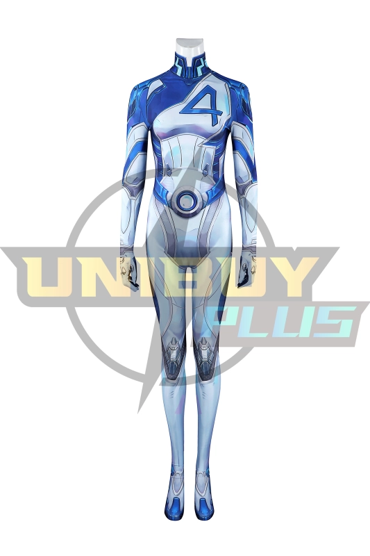 Marvel Rivals Invisible Woman Bodysuit Costume Cosplay Suit Susan Storm Unibuyplus