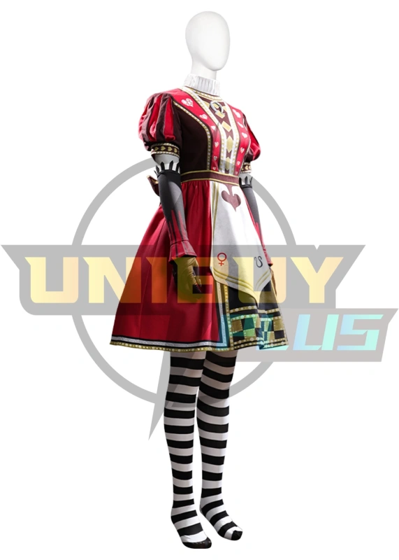 Alice: Madness Returns Alice Liddell Dress Costume Cosplay Suit Red Ver. Unibuyplus