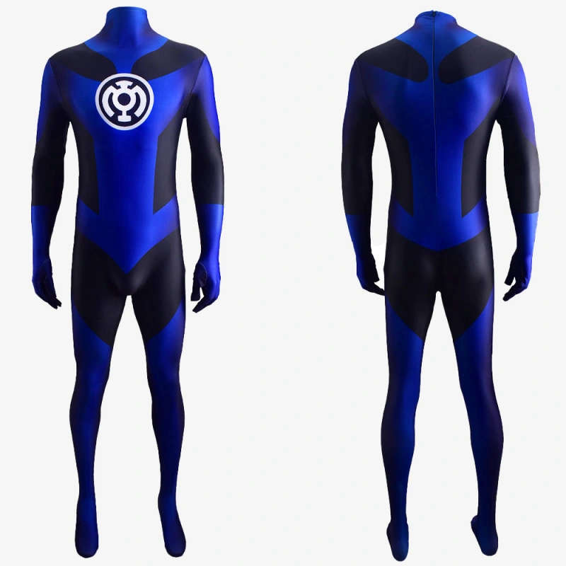 Green Lantern Costume Blue Lantern Corps Cosplay Suit For Kids Men Unibuy