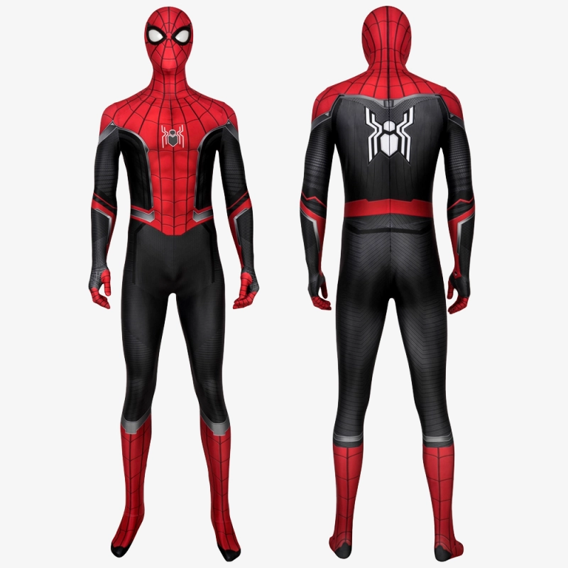 Spider-Man: Far from Home Costume Cosplay Upgraded Suit Peter Parker Unibuyplus
