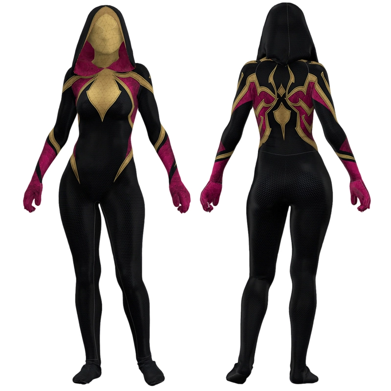 Spider-Man: Across the Spider-Verse Spider-Gwen Costume Cosplay Suit Gwen Stacy Bodysuit For Kids Adult Unibuyplus