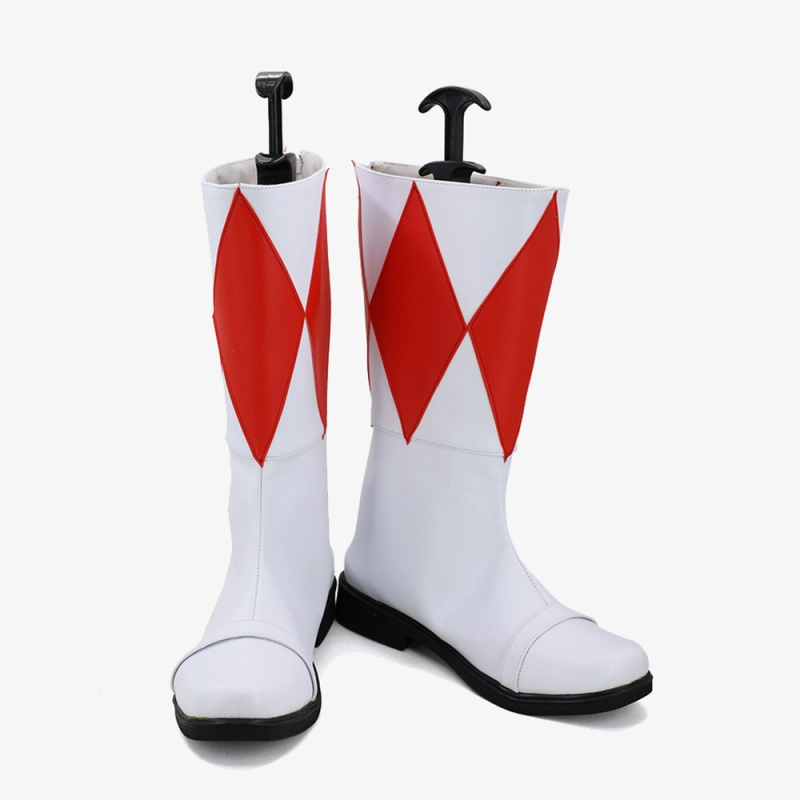 Power Red Ranger Shoes Cosplay Rangers Men Boots Ver 1 Unibuy