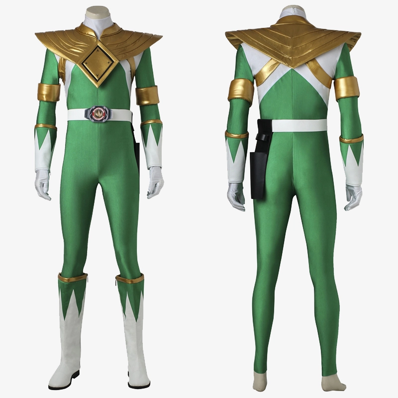Power Green Ranger Costume Cosplay Suit Rangers Unibuyplus