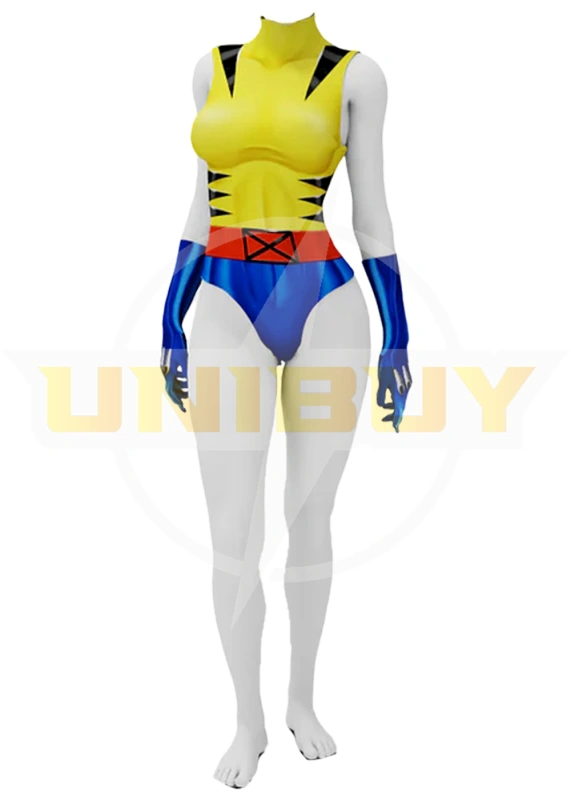 X-Men 97 Wolverine Female Costume Cosplay Suit Summer Ver. For Kids Adult Unibuyplus