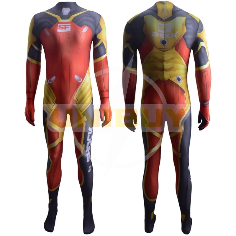 Overwatch OW Tracer DVA Crossover Cosplay Costume For Kids Adult Unibuyplus