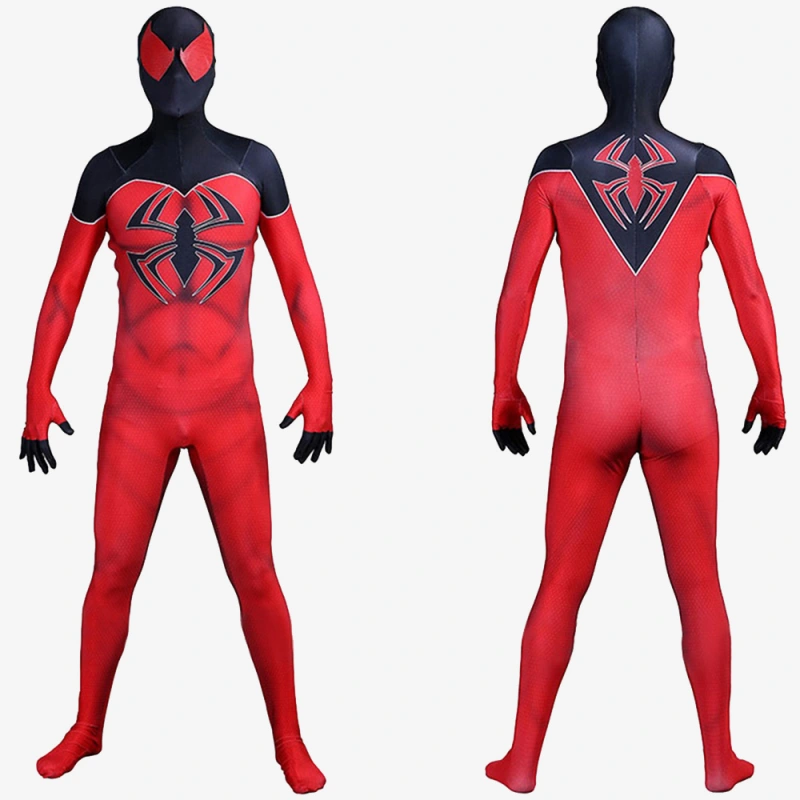 Scarlet Spider Cosplay Costume Suit Kaine Parker For Kids Adult Unibuyplus