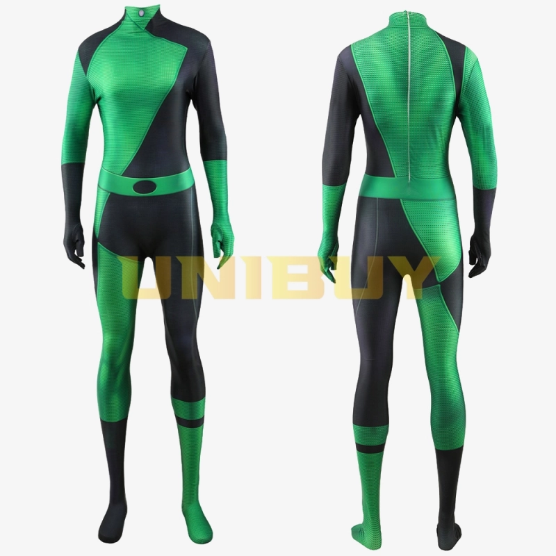 Kim Possible Shego Bodysuit Cosplay Costume Suit For Kids Adult Unibuy