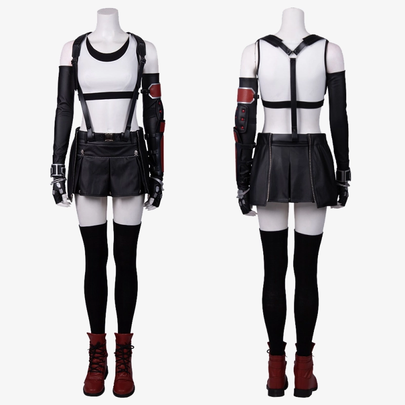Tifa Lockhart Costume Cosplay Suit Final Fantasy VII Remake Women's Version 2 UnibuyPlus