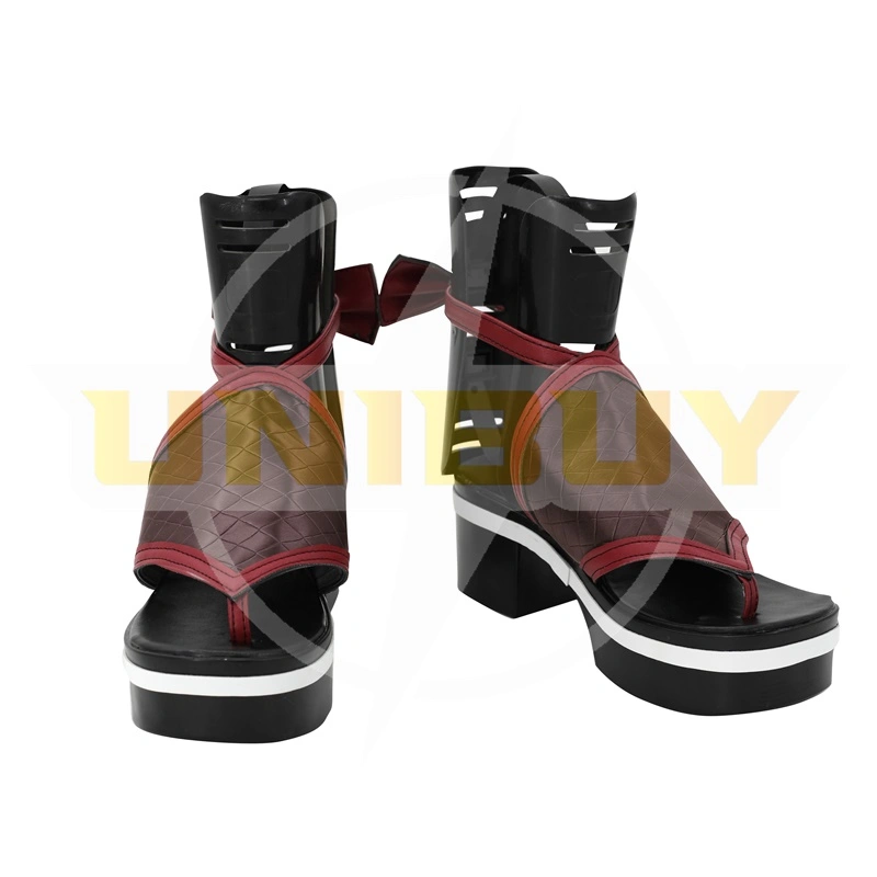 Genshin Impact Kuki Shinobu Shoes Cosplay Women Boots Unibuy