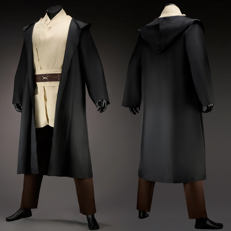 Star Wars Qui-Gon Jinn Costume Cosplay Suit The Phantom Menace Basic Ver. Unibuyplus