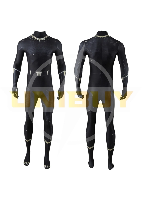 Black Panther Costume Cosplay Suit Bodysuit Marvel 1943 Rise of Hydra For Men Kids Unibuyplus