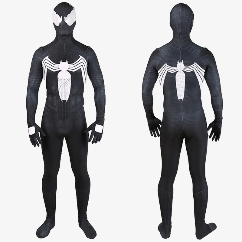 Venom Symbiote Spiderman Costume Cosplay Suit For Kids Adult UnibuyPlus