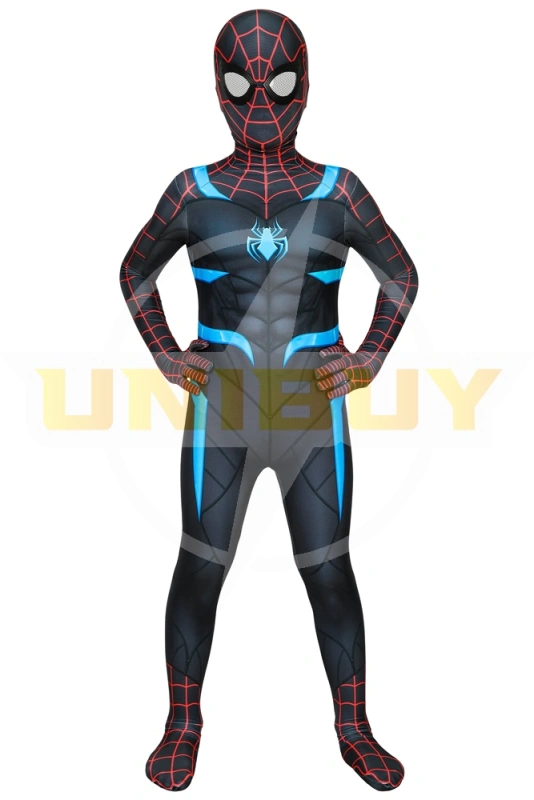 Spider-Man PS4 Kids Costume Cosplay Suit Peter Parker Bodysuit Unibuy