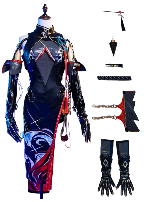 Wuthering Waves Yinlin Costume Cosplay Suit Unibuyplus