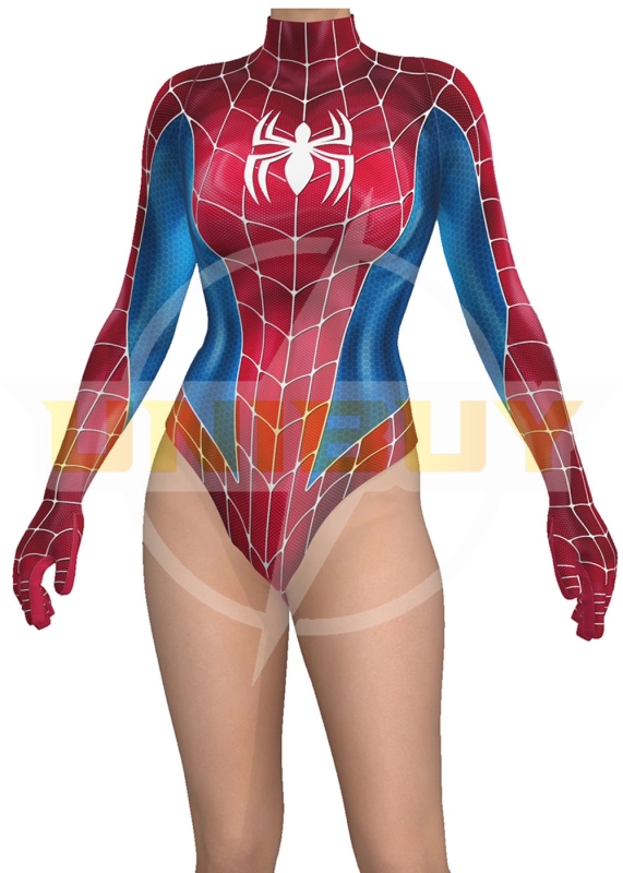 Spider-Man Female Costume Cosplay Suit Summer Ver. For Kids Adult Ver.1 Unibuyplus
