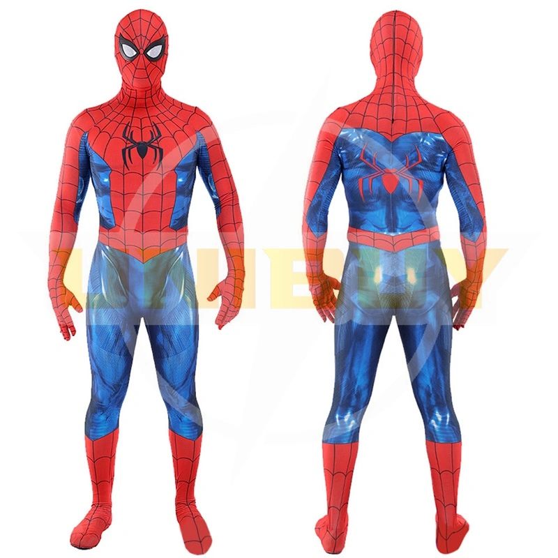 Spider-Man Classic Suit Costume Cosplay Bodysuit For Kids Adult Unibuyplus